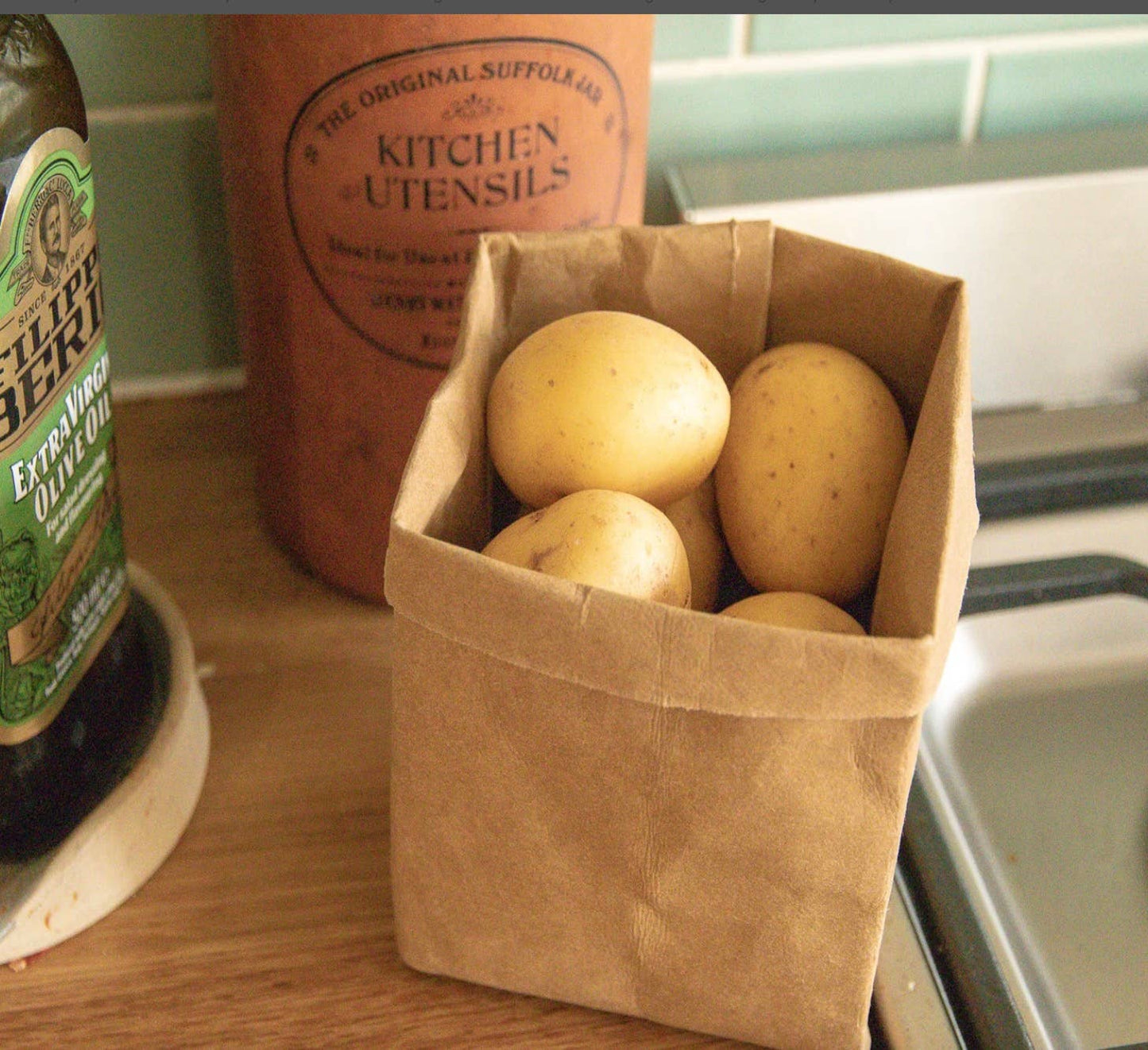Storage Box | Kraft Paper Leather | Small