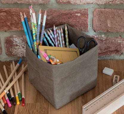 Storage Box | Kraft Paper Leather | Medium