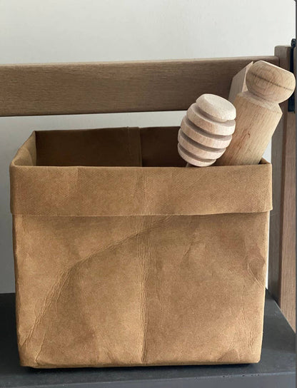 Storage Box | Kraft Paper Leather | Medium