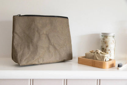 Wash Bag | Kraft Paper Leather