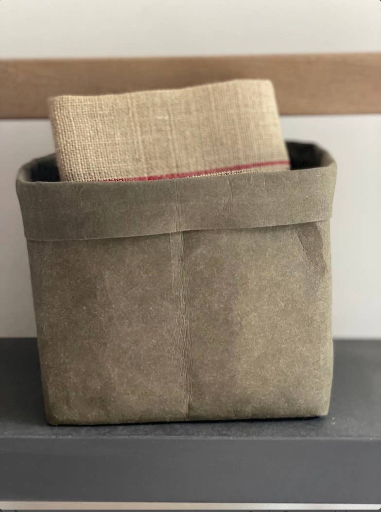 Storage Box | Kraft Paper Leather | Medium