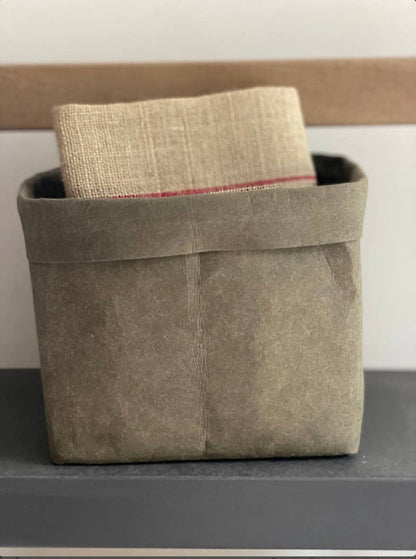 Storage Box | Kraft Paper Leather | Medium