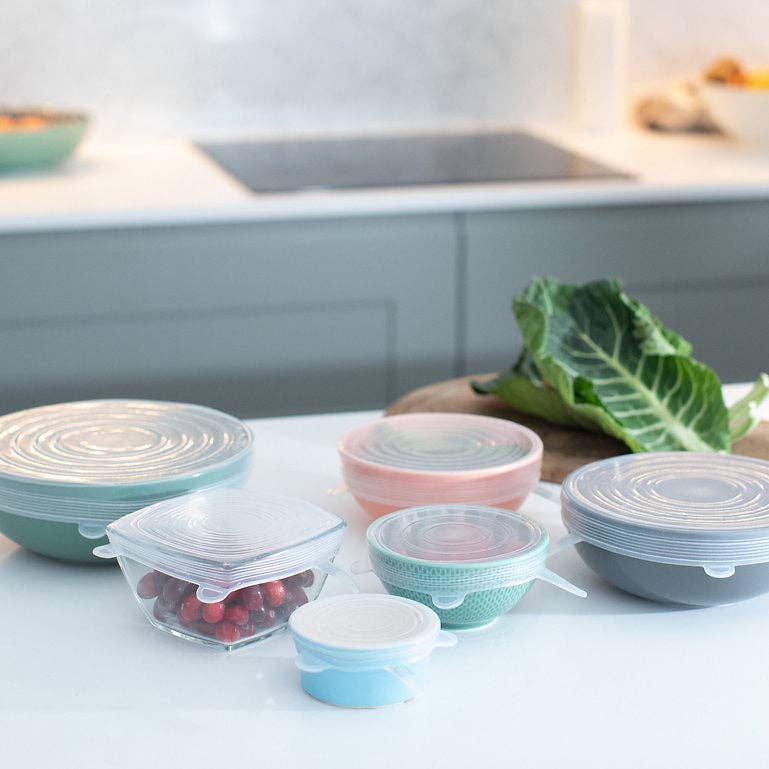 Reusable Silicone Lids | Set of 6