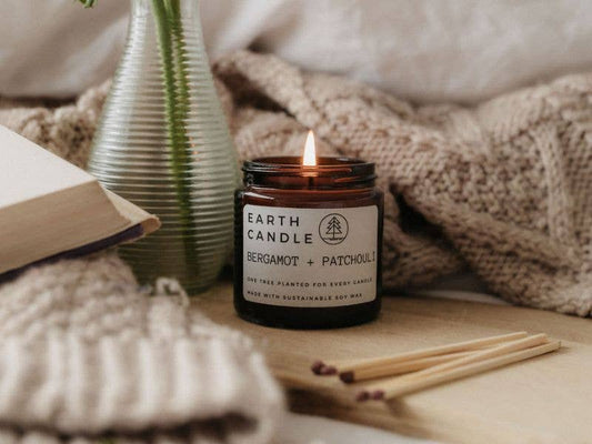 Candle | Soy Wax | Bergamot + Patchouli