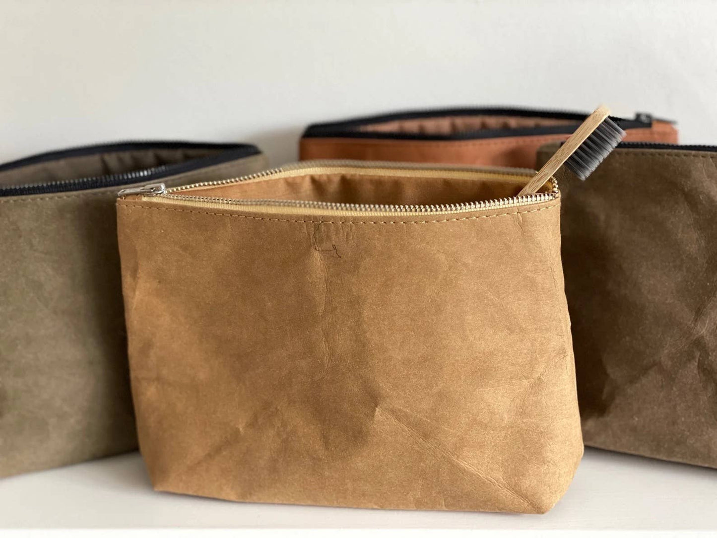 Wash Bag | Kraft Paper Leather