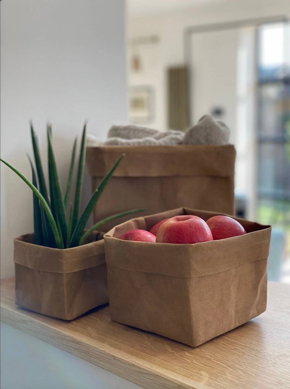 Storage Box | Kraft Paper Leather | Medium